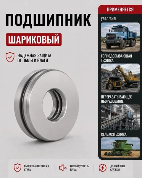 Подшипник 8100 (51100) ППК 10x24x9