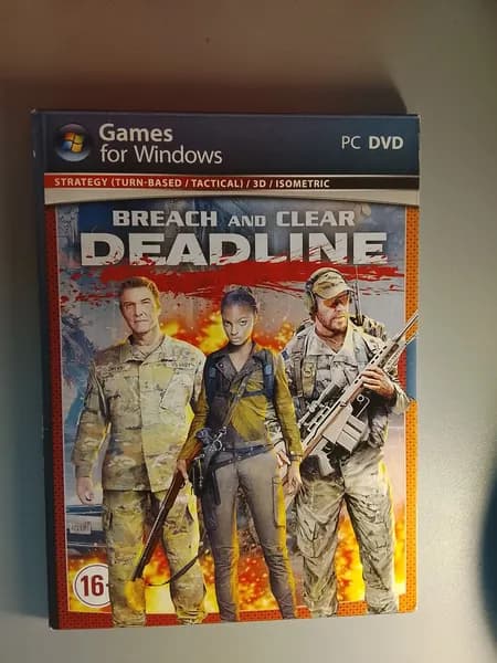 Диск с винтажной игрой для слабого ПК Breach and clear, Deadline
