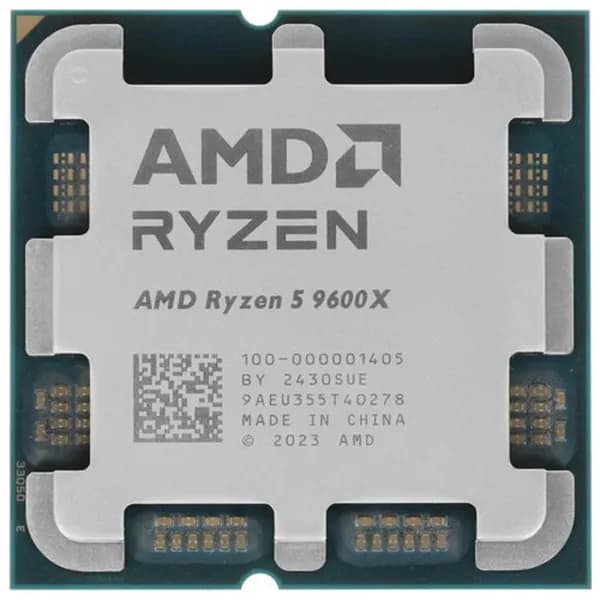 Amd Процессор CPU Ryzen 5 9600X OEM 100-000001405 Base 3,90GHz, Turbo 5,40GHz, L3 32Mb, TDP 65W, AM5