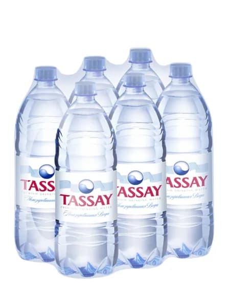 Tassay Природная минеральная вода негазированная, пэт 9 л ( 6 шт по 1.5 л )