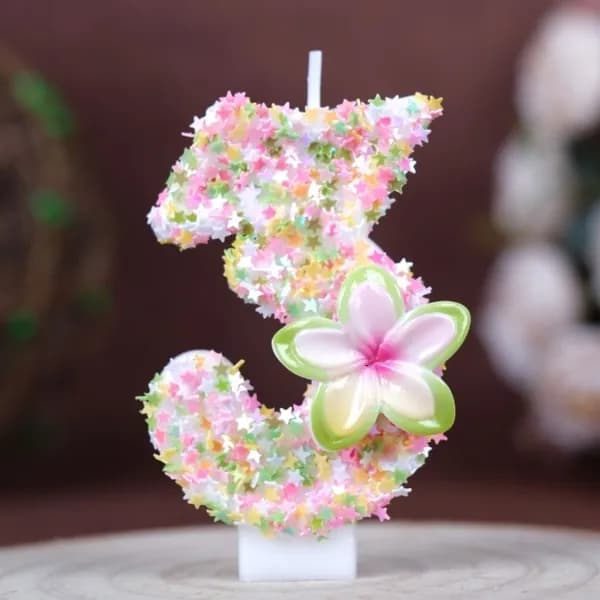 Свечи для торта, 7 см х 4 см, 1 шт