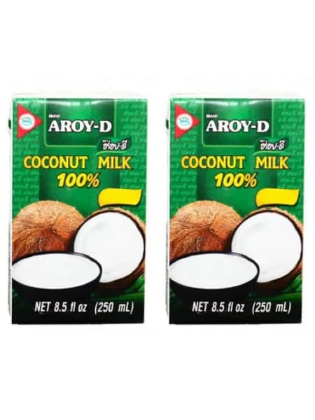 Aroy-D Кокосовое молоко 60%, 250 мл, 2 шт