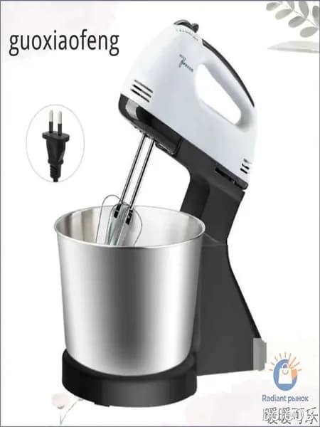 Домашний кухонный миксер для взбивания яиц и замешивания теста с стандартной вилкой