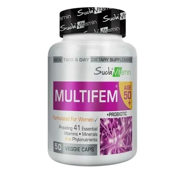 Suda Vitamin Витамин Мультифем в воде 50+ 50 капсул