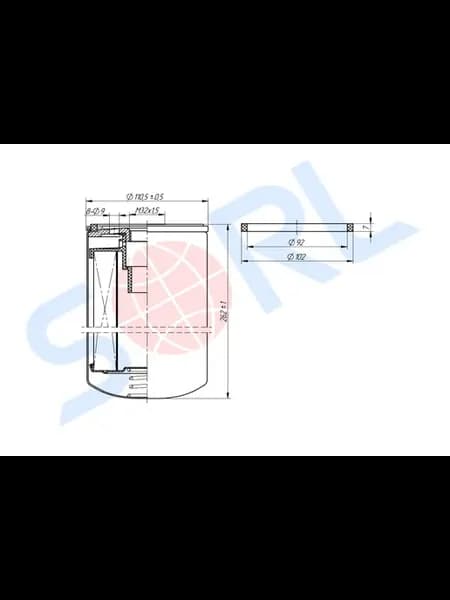 Фильтр топливный volvo fh fm renault premium shacman маз