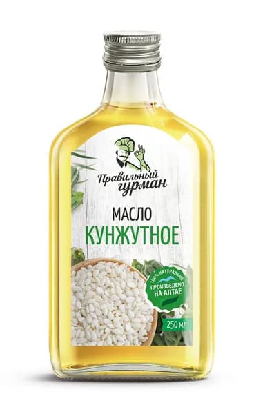 Масло кунжутное Правильный гурман, 250 мл.