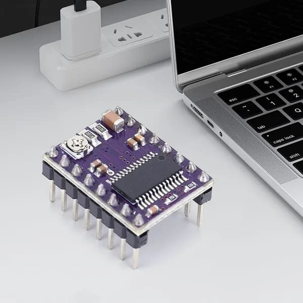 Драйвер шагового двигателя DRV8825 для 3D-принтеров, ток до 2,5 А, 32-кратная микроразводка