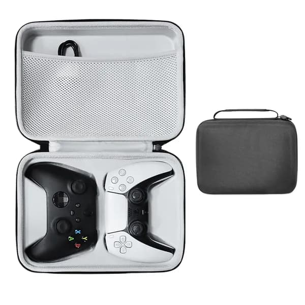 чехол для хранения двух контроллеров PS5 Elite для игровой консоли, Сумка для хранения игровой консоли, из материала EVA, черный