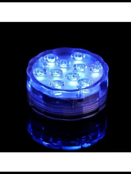 Светильник подводный 10 LED 3 Вт IP68 RGB от батареек 3