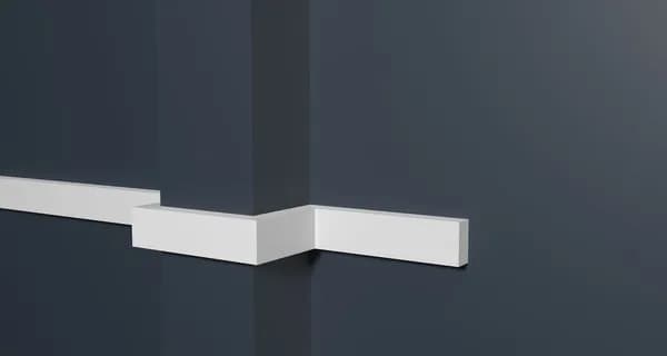 Молдинг под покраску Декор Дизайн (Decor-Dizayn) дюрополимер DD610 20х10х2000мм