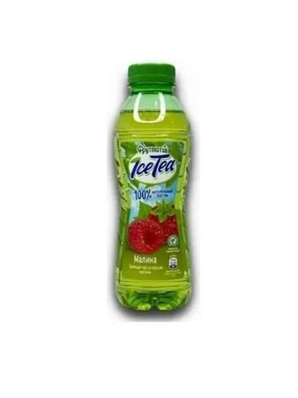 Напиток безалкогольный Ice Tea Зеленый чай МАЛИНА 0,5л негазированный