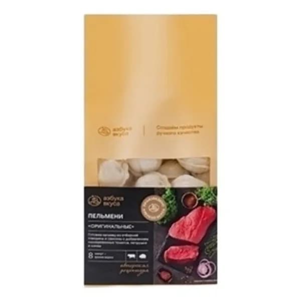 ПельмениАзбука Вкуса по оригинальному рецепту 600 г