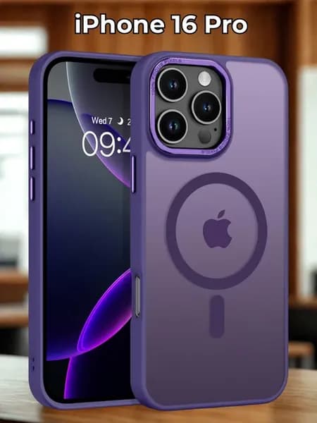 Чехол на iPhone 16 Pro с MagSafe матовый