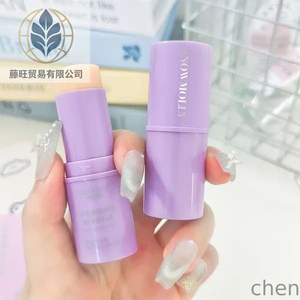 SNOWMOLLY пептидный подтягивающий стик для кожи вокруг глаз, фиолетовый