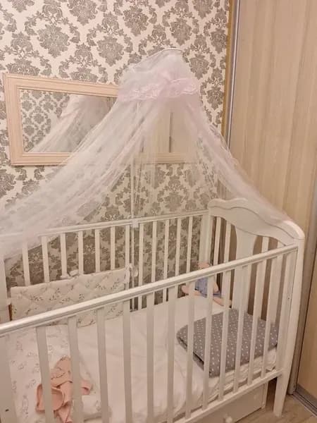 Балдахин на кроватку детскую для новорожденного