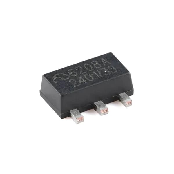 10шт ME6208A33PG SOT-89-3 (LDO)Линейный регулятор 18V 150mA 3.3V