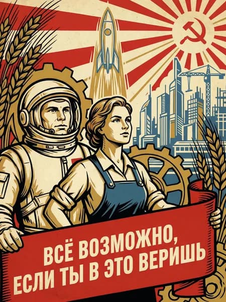 Постер СССР 30х40 см, 1 шт. СССР