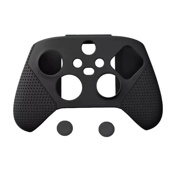 Силиконовый чехол для геймпада XBOX Series X S / 2 накладки на стики для джойстика XBOX Series X S черный