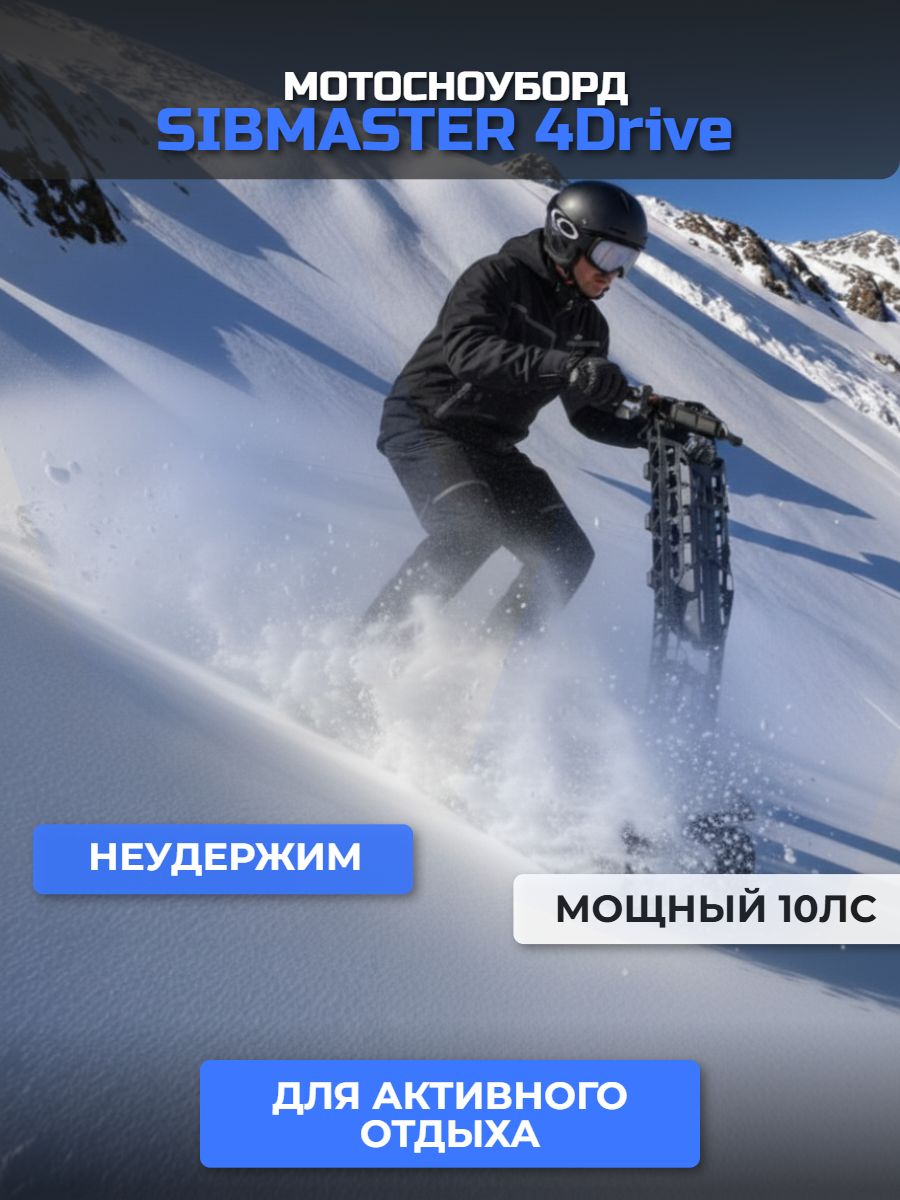 Мотосноуборд SIBMASTER 4