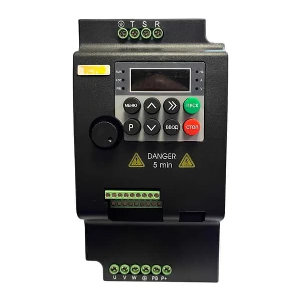 Частотный преобразователь K-DRIVE KD-100-2S-1, 5GB выходной ток 7 А, перегрузочная способность от 150 процентов (1, 5 кВт x 220 В) 08-00045806