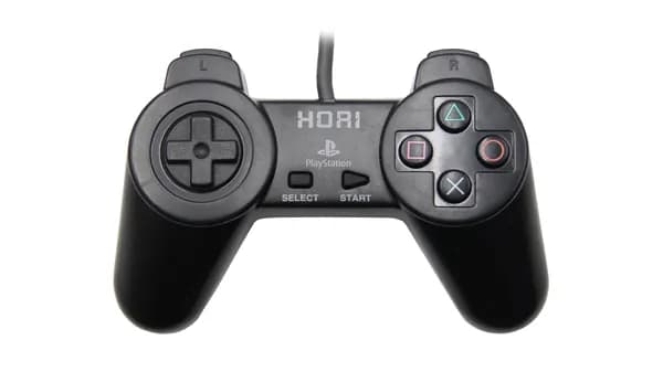 Геймпад проводной Hori Horipad SLPH 00030 для PS1 черный Винтаж