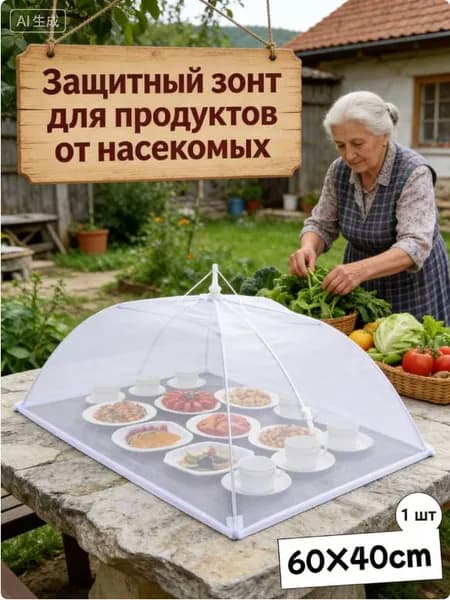 Защитный зонт для продуктов 1 предм. на 6 перс.