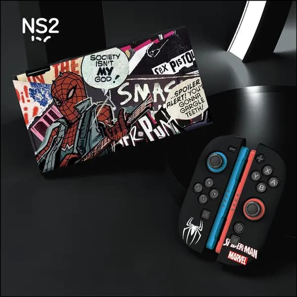 Эксклюзивный силиконовый чехол RL для Nintendo Switch 2, модель Человек паук 2 Marvel