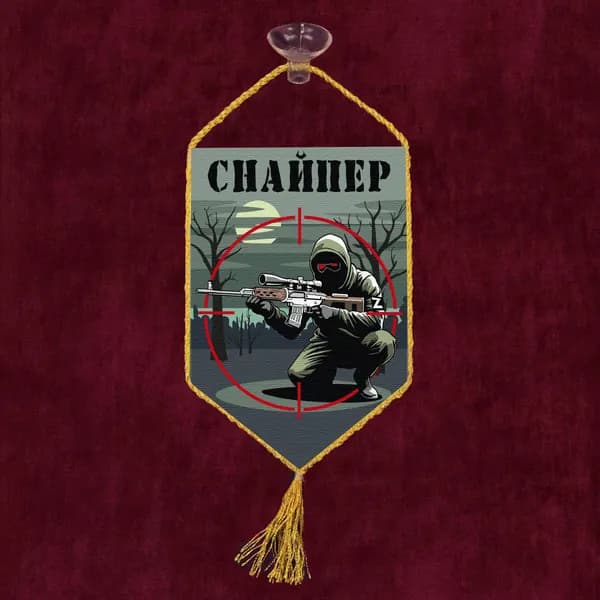Автомобильный вымпел "Снайпер"