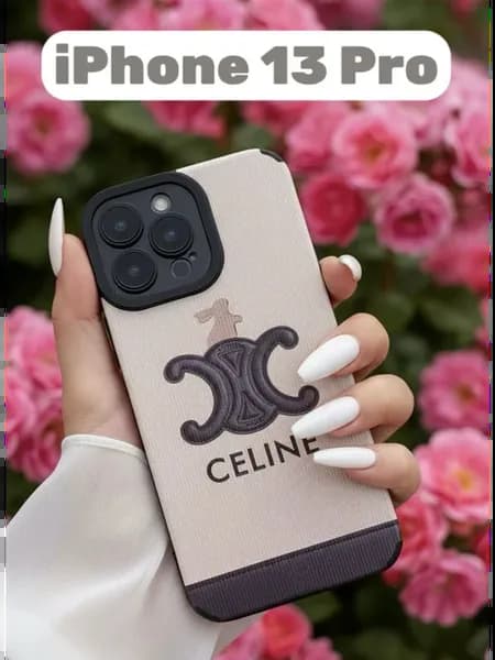 Чехол на iPhone 13 Pro силиконовый с принтом