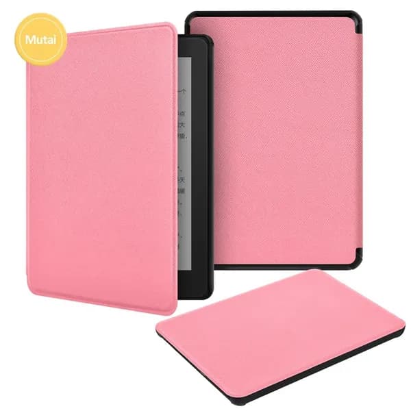 Чехол для Kindle Paperwhite 12-го поколения и Colorsoft Signature Edition (7 дюймов), розовый, с функцией автоматического пробуждения