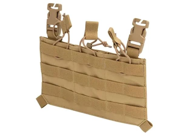 Панель - Molle Wartech TV-122-CB для жилета ОБС TV-115, съёмная, с отделением для 3-х магазинов, койот