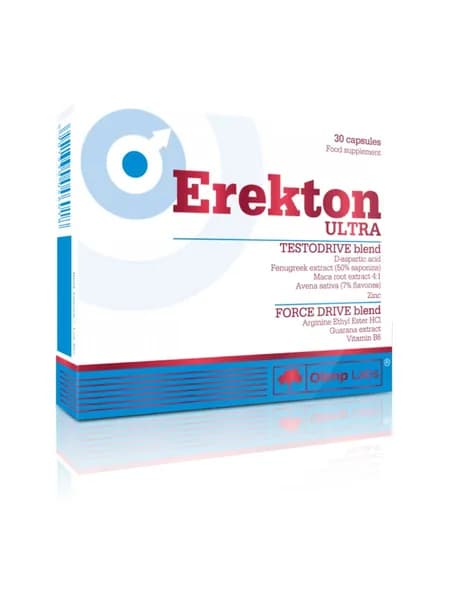 Olimp Labs Erekton Ultra, Витамины для мужчины, 30 капсул, повышение тестостерона, для потенции