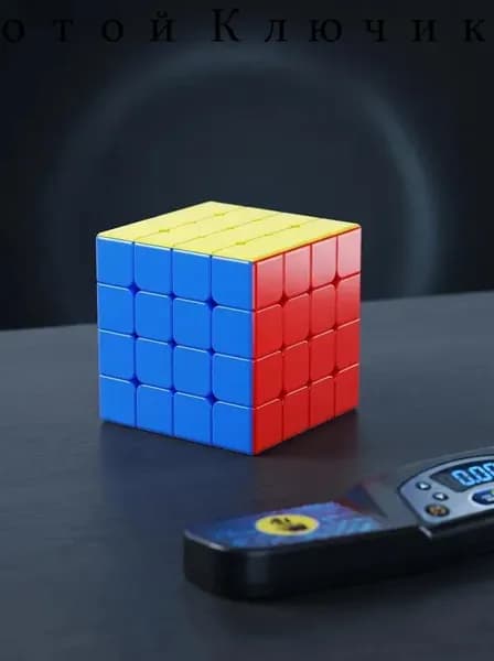 Кубик Рубика 4x4, гладкий, для детей и взрослых, развивающая игрушка