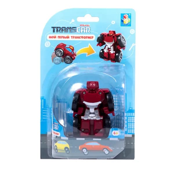 "Мой первый трансформер" 1toy  Пожарный автомобиль