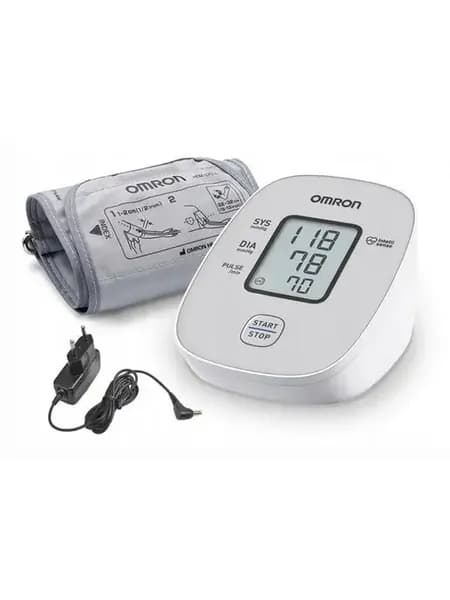 Тонометр OMRON M1 (манжета 22-32 см+ блок питания+батарейки)