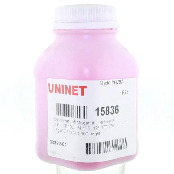 Универсальный пурпурный (Magenta) тонер для  HP Color LaserJet, Canon (26 г.)(Uninet USA)