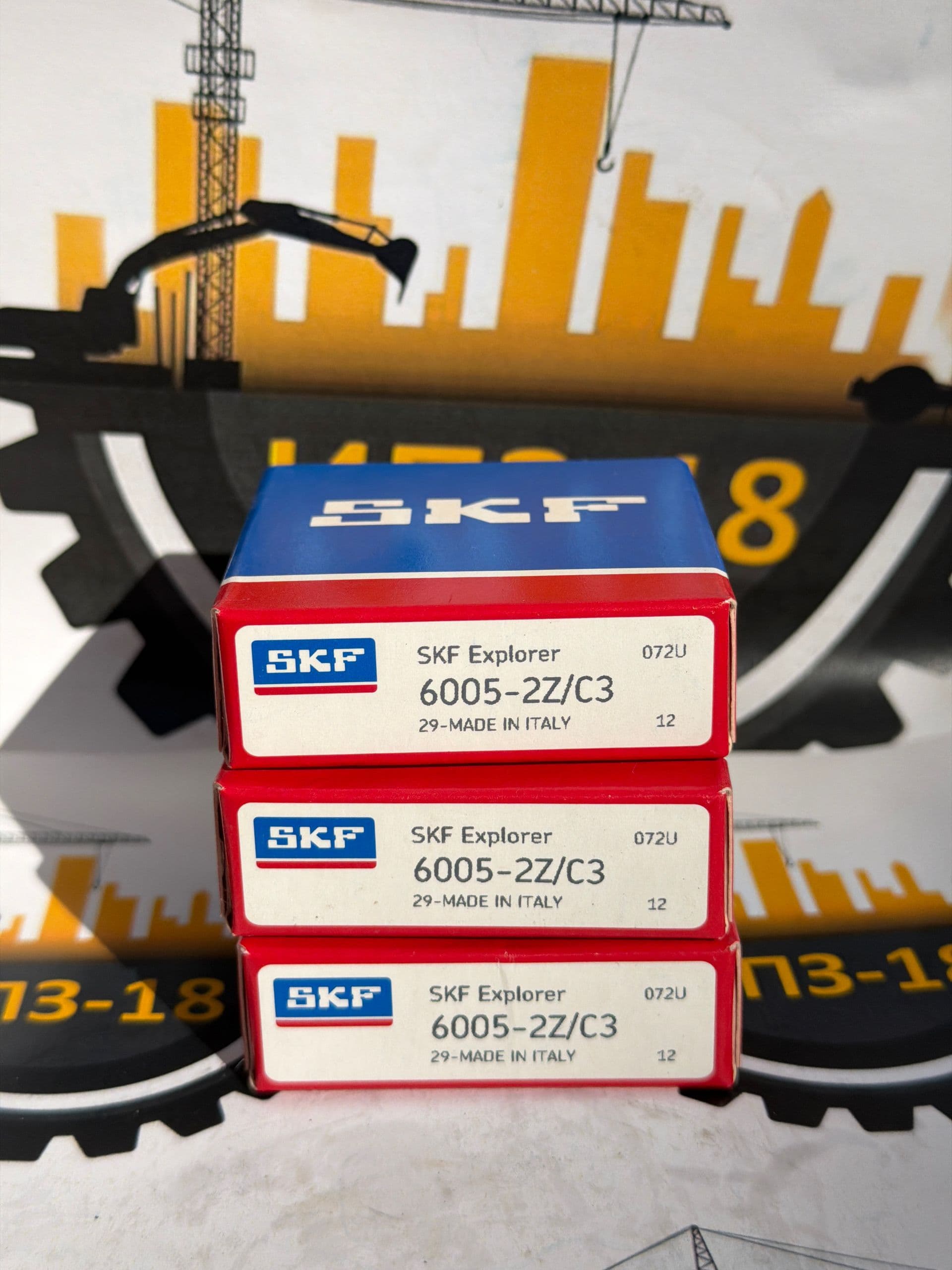 Подшипник SKF 6005 2Z/C3 (25x47x12 мм)