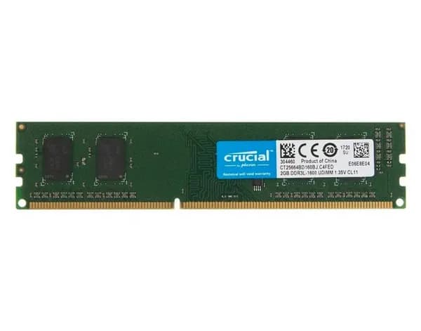 Crucial Оперативная память DDR3, 1600 МГц, 1 x (CT25664BD160BJ.C4FED)