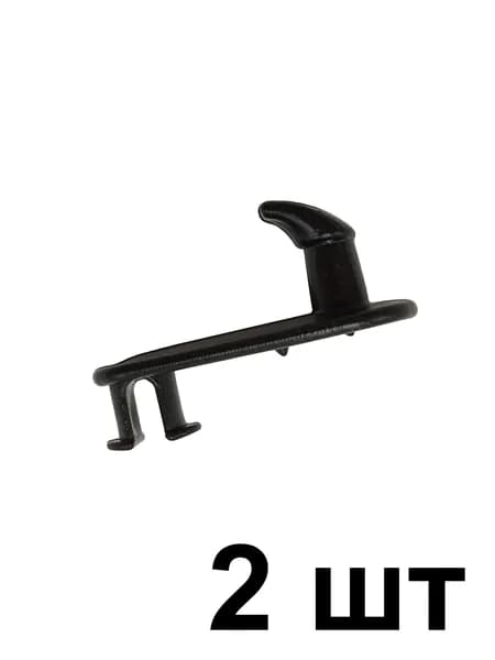 Крепление ковриков Toyota крючок T-Black (крепеж в пол), 2 шт