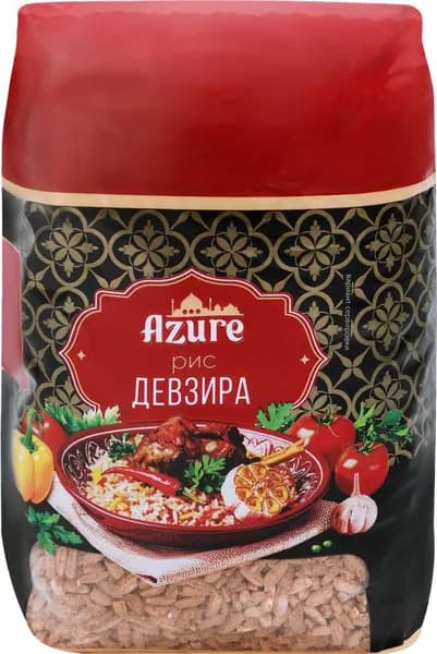 Рис слабошлифованный AZURE Девзира, 500г