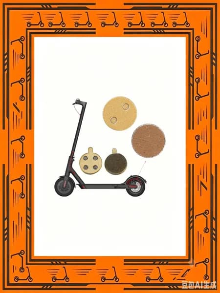 для Xiaomi M365 Pro2 тормозные колодки металлические, 2 шт., усиленная тормозная сила