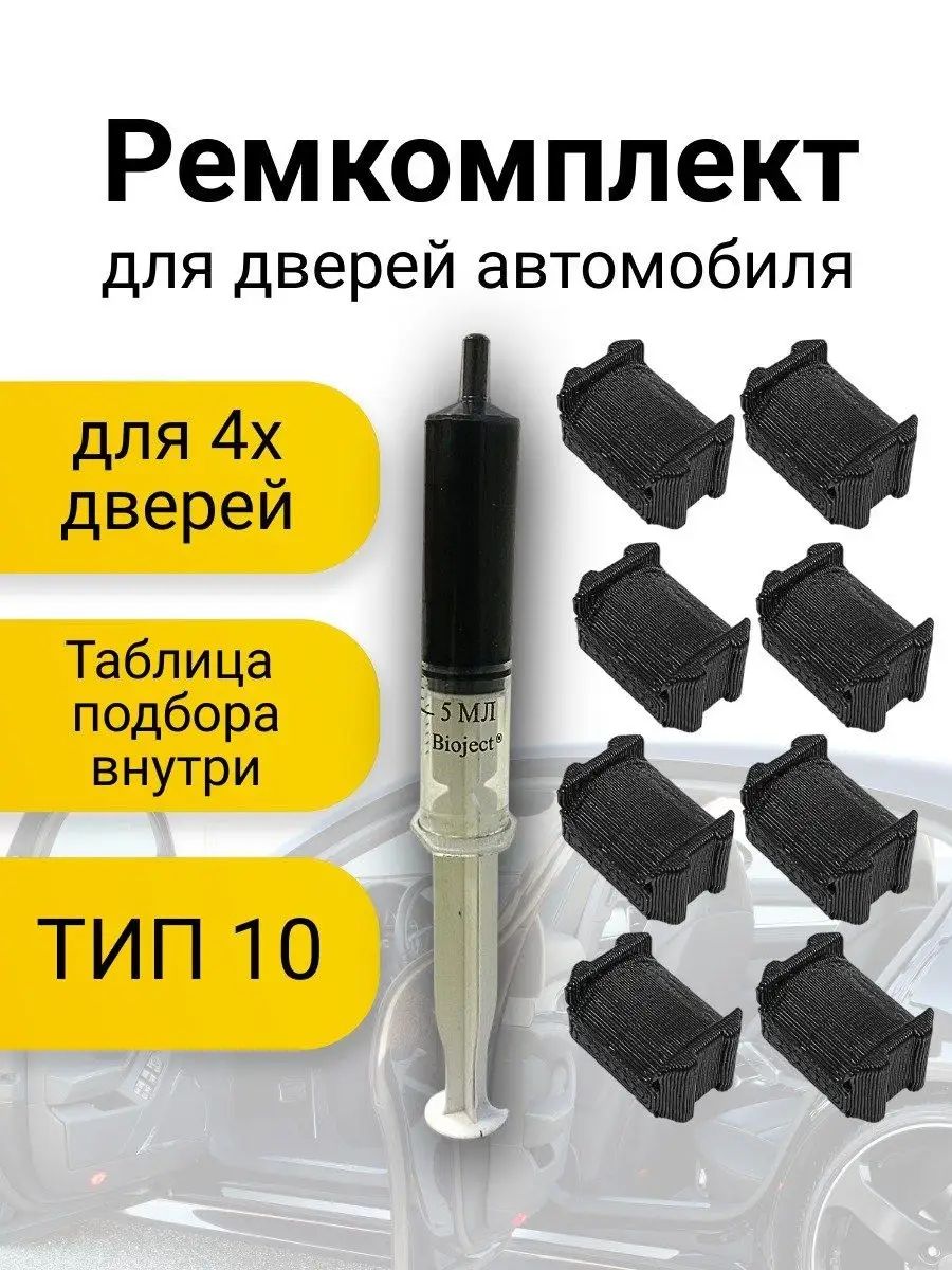 Ремкомплект ограничителей дверей Hyundai Kia