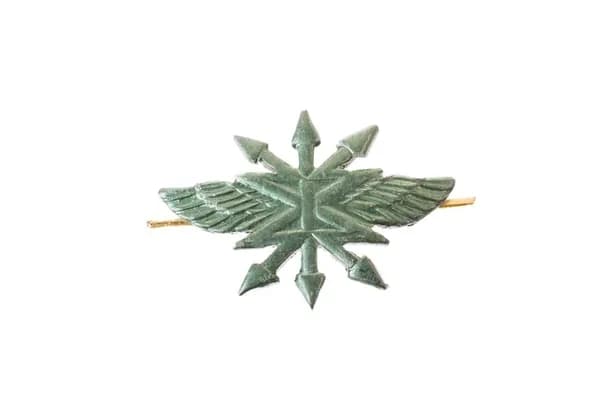 Эмблема петличная Войска связи, полевая на погоны, петлицы (4 шт.)