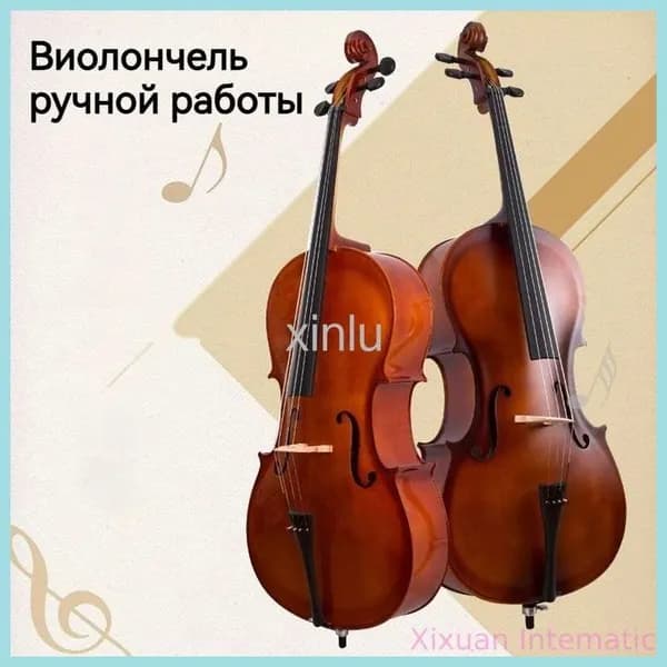 виолончель ручной работы 3/4