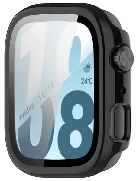 Чехол для Honor Watch X5i из поликарбоната, жесткий чехол для HONOR X5I, полностью закрывающий экран, защитная пленка на стекло.