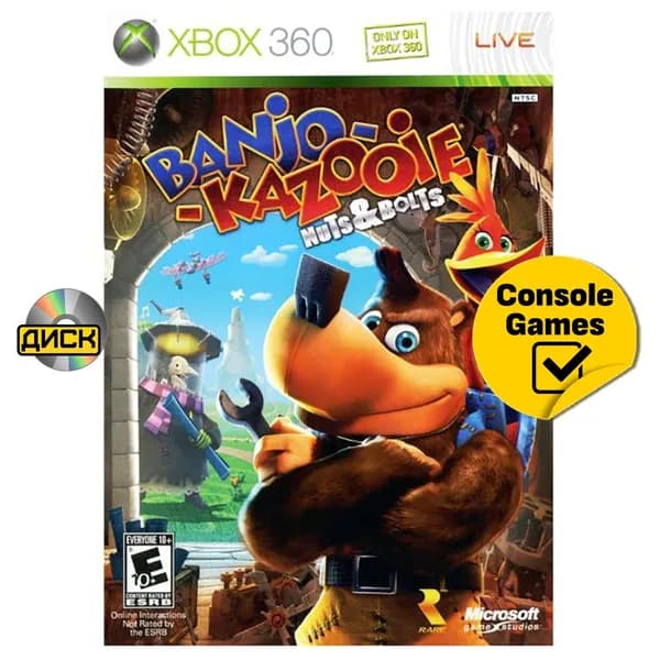 Игра Xbox 360/One Banjo-Kazooie Nuts & Bolts (Шарики & Ролики). (XBox 360