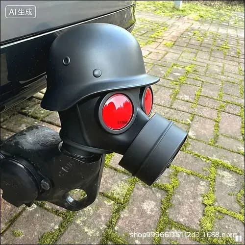 Украшение крюка прицепа/колпачок на фаркоп,Это удлиненный нос с ромбовидной текстурой