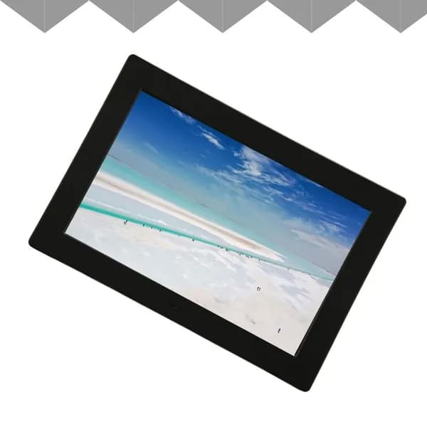 10 Inch Digital Photo Frame, Удобный обмен контентом и простая установка, для ежедневного использования дома Черный британский стандарт