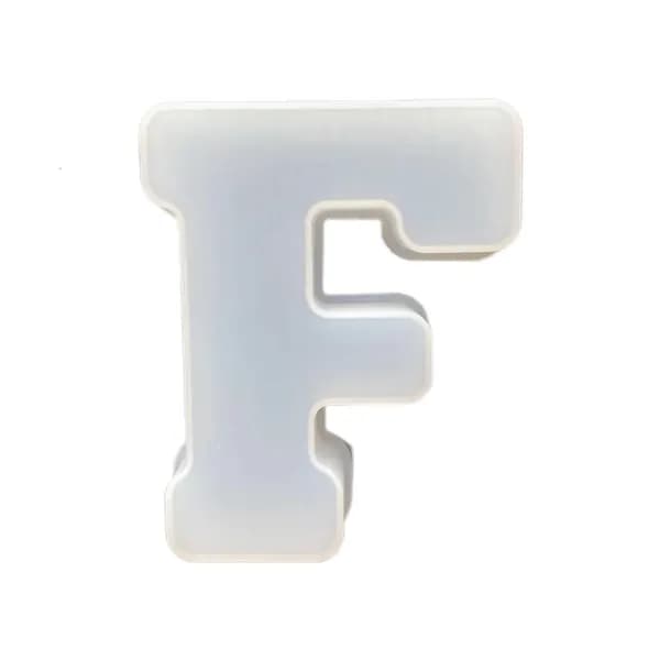 Форма для букв из силикона, - F