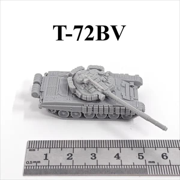 Миниатюрная модель танка в масштабе 1:144, напечатанная на 3D-принтере, из смолы, советские основные боевые танки Второй мировой войны T34/KV1 /IS2/T26, Россия Т72/Т80/Т90